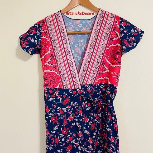 2021 Hot Pick - Gypsy V-neck Maxi Printed Dress - Picture 4 of 14
